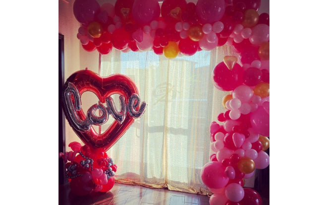 Love Balloon Garland Decor