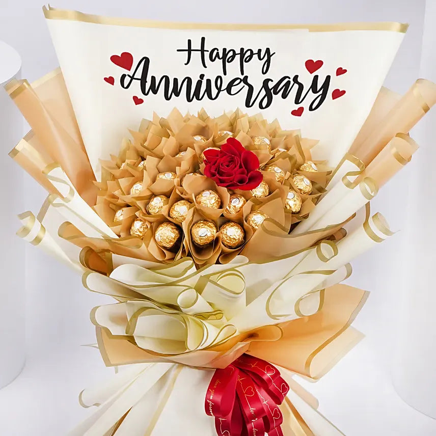 Anniversary Rocher Bouquet